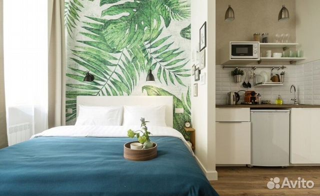 

Квартира-студия, 20 м², 2 кровати