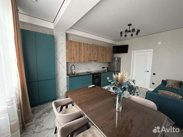 

1-к. квартира, 55 м², 2 кровати