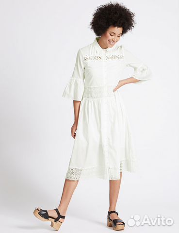 Новое платье хлопок Англия M&S р.46-48