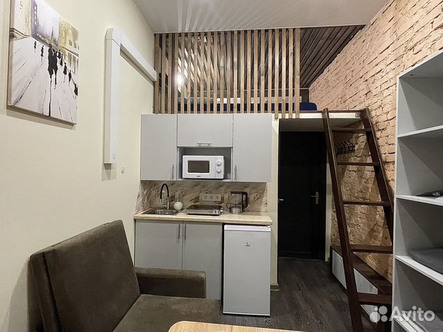 

Квартира-студия, 16 м², 2 кровати