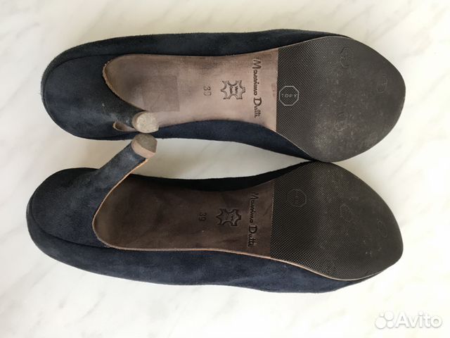 Туфли замшевые Massimo Dutti
