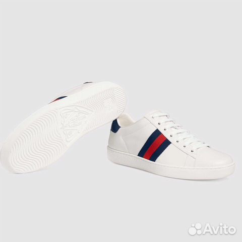 Кеды женские белые кожаные Gucci Ace размер 40 Кеды женские белые кожаные Gucci Ace размер 40
