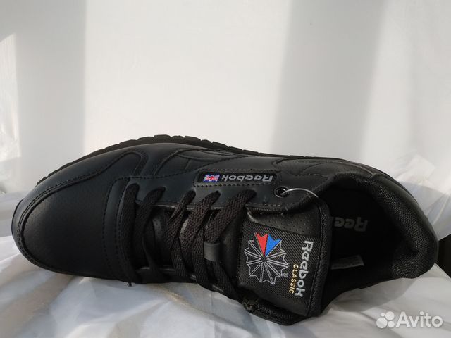 Кроссовки Рибок Reebok Новые черн. кожа