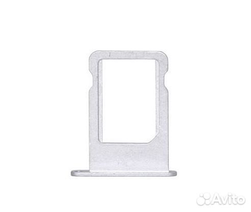 Держатель / слот Sim карты iPhone 5 Черный / Белый