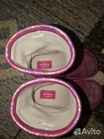 Crocs c8 сапоги для девочки