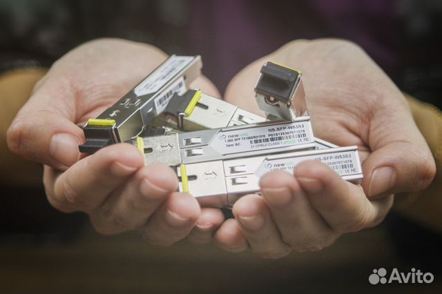 Qsfp+ 40G 4х SFP +SR AOC 10м Оптический трансивер