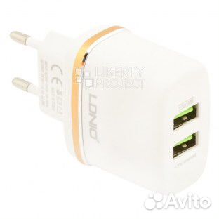 Сетевое зарядное устройство (сзу) ldnio 2 USB выхо