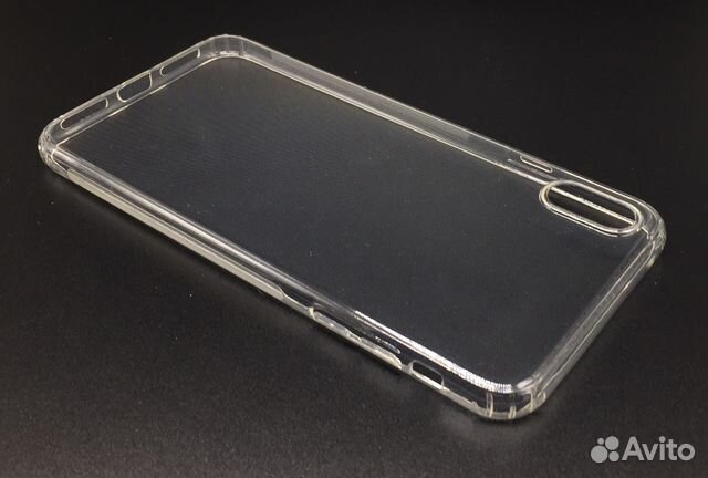 Чехол iPhone Xs Max Силикон прозрачный Stoptime