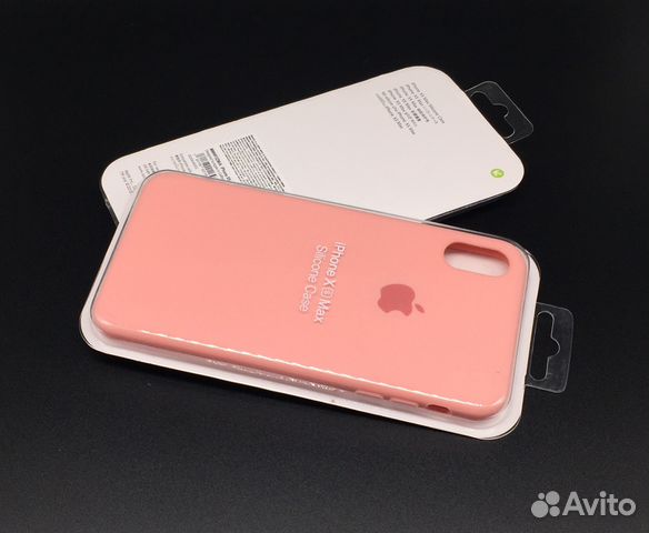 iPhone Xs Max Apple Silicone Case Pink Розовый