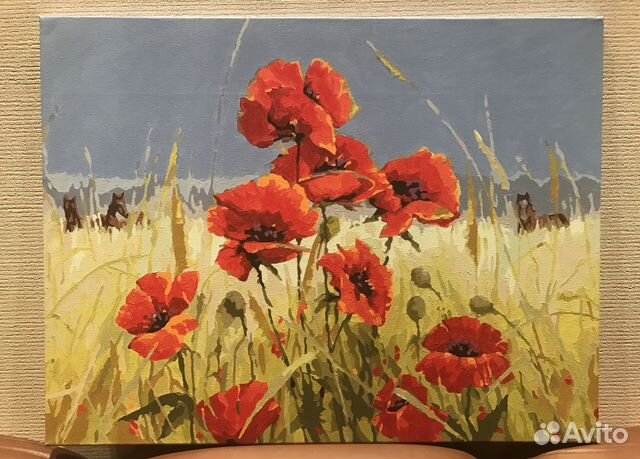 Картина акриловыми красками 