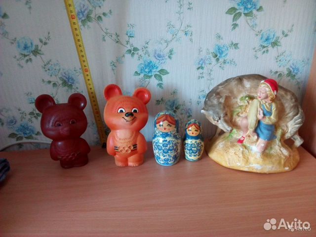 Машинка Мишки олимпиады ретро.мебель СССР