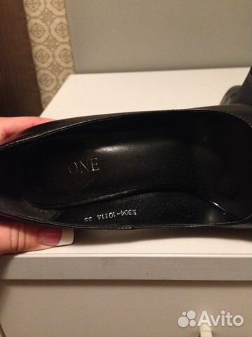 Туфли кожаные Noone, 35 размер Туфли кожаные Noone, 35 размер