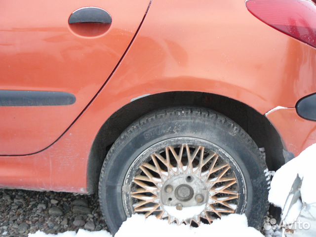 Крыло заднее левое Peugeot 206 Хэтчбек Крыло заднее левое Peugeot 206 Хэтчбек