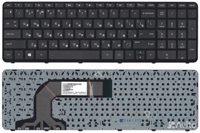 Клавиатура HP 17 17-E 17-E000 17-E100 черная