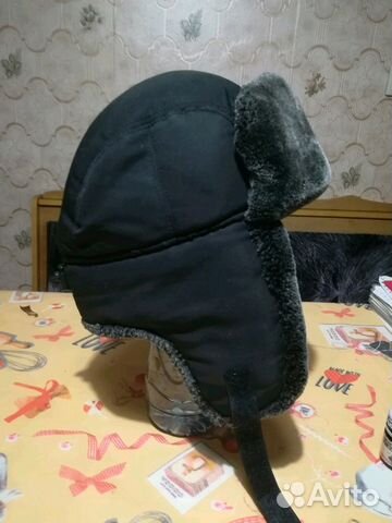 Мужская зимняя шапка р.56 Мужская зимняя шапка р.56