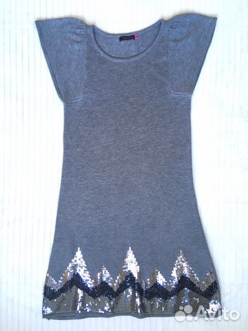 Платье трикотажное тёплое новое