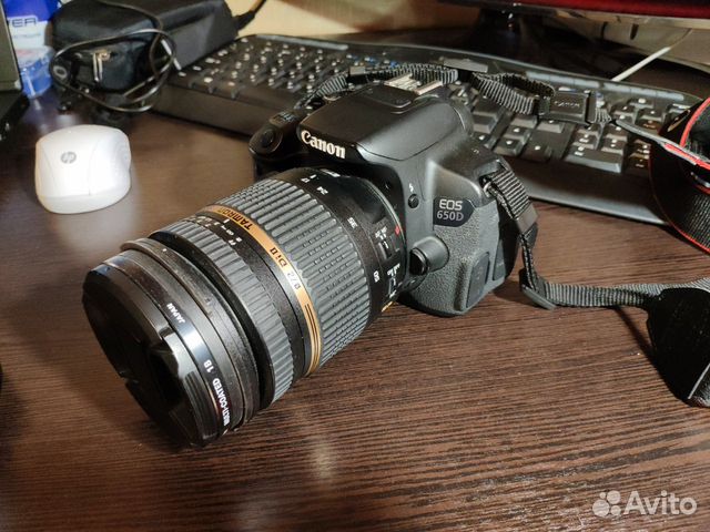 Фотоаппарат Canon 650D + обьектив Tamron 17-50 + в