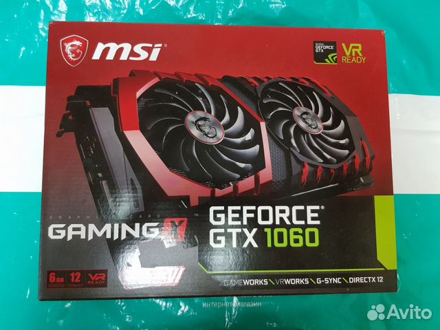 Новая MSI GTX 1060 6Gb