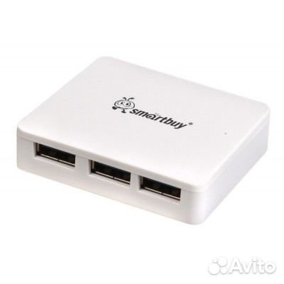 USB-хаб 4 порта sbha-6000-W SmartBuy 3.0 белый