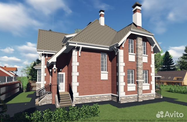 Блочный дом из газобетона Эрфурт-2 185м2