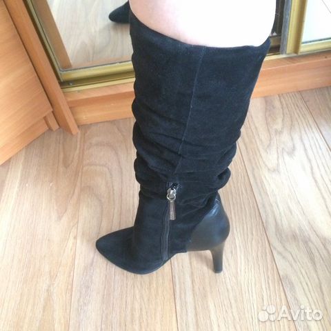 Сапоги осенние на высоком каблуке Сапоги осенние на высоком каблуке