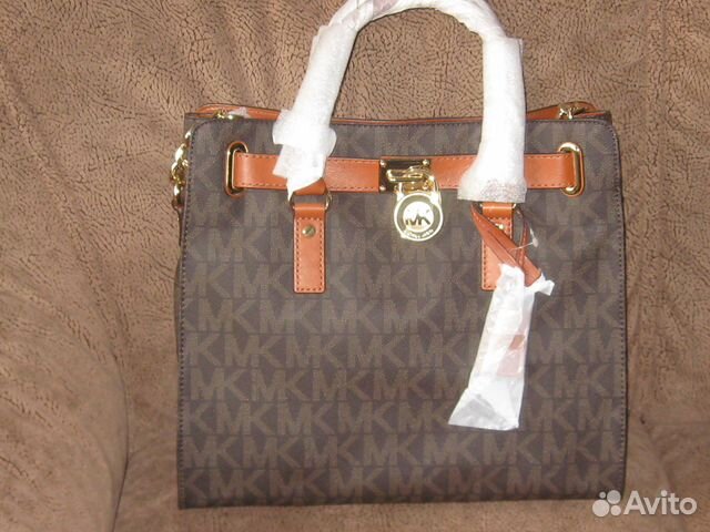 Сумка Michael Kors HamiltonLarge Logo Tote Brown Сумка Michael Kors HamiltonLarge Logo Tote Brown