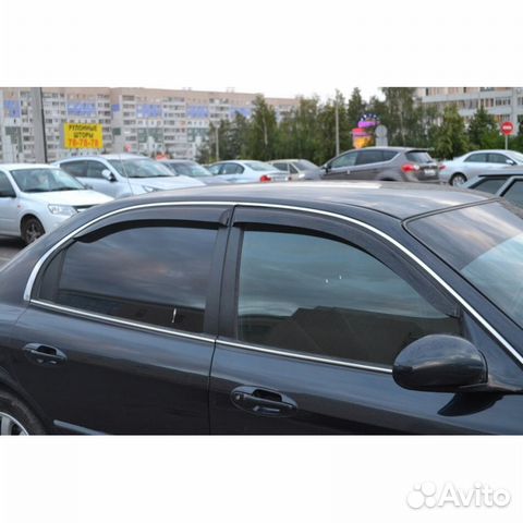 Дефлекторы на Hyundai Sonata Дефлекторы на Hyundai Sonata