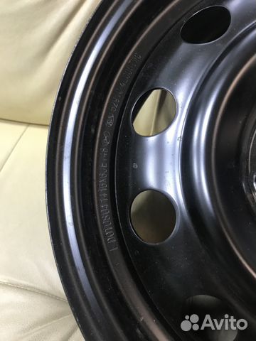 Оригинальный диск Huyndai Solaris 15 4x100 et48 54 Оригинальный диск Huyndai Solaris 15 4x100 et48 54