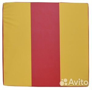 Мат гимнастический 1х1х0,08м 3 полосы