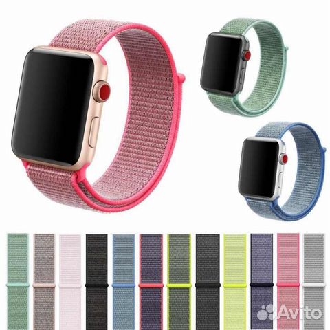Ремешки на Apple Watch 38/40 42/44mm (Нейлоновые)