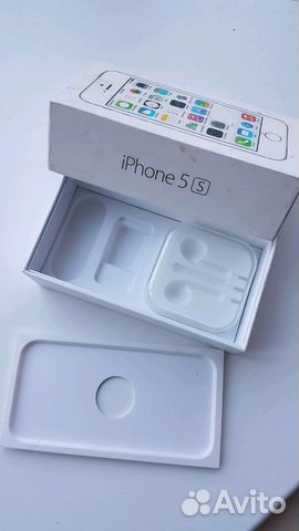 Чехол и коробка от iPhone5s