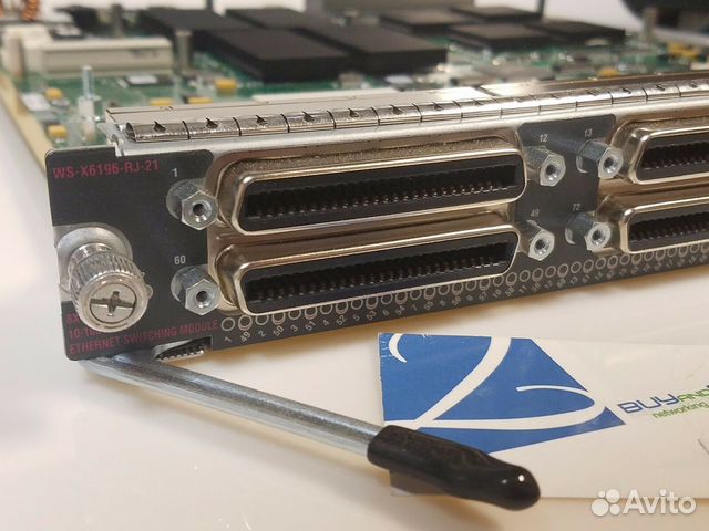 Интерфейсный модуль cisco WS-X6196-RJ-21 Интерфейсный модуль cisco WS-X6196-RJ-21