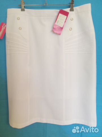 Юбка белая новая Юбка белая новая