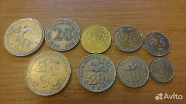 Набор иностранных монет №2 (Малайзия)