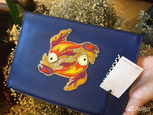 Кожаный клатч diane von furstenberg Кожаный клатч diane von furstenberg