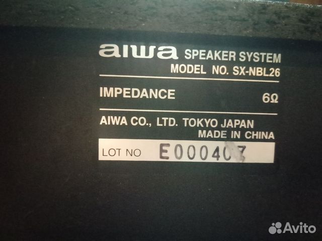 Колонки Aiwa