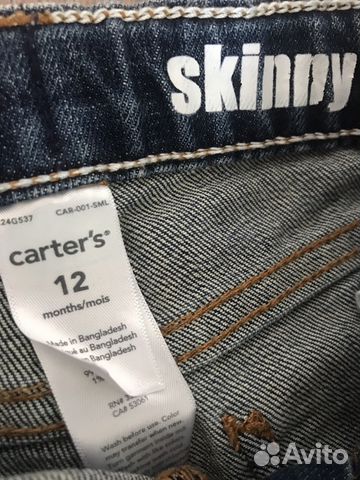 Джинсы штаны Carters 12м Джинсы штаны Carters 12м