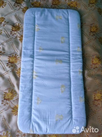 Матрасик и подушка в коляску