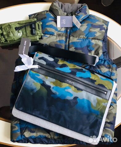 Оригинал Michael Kors, новая мужская сумка Kent