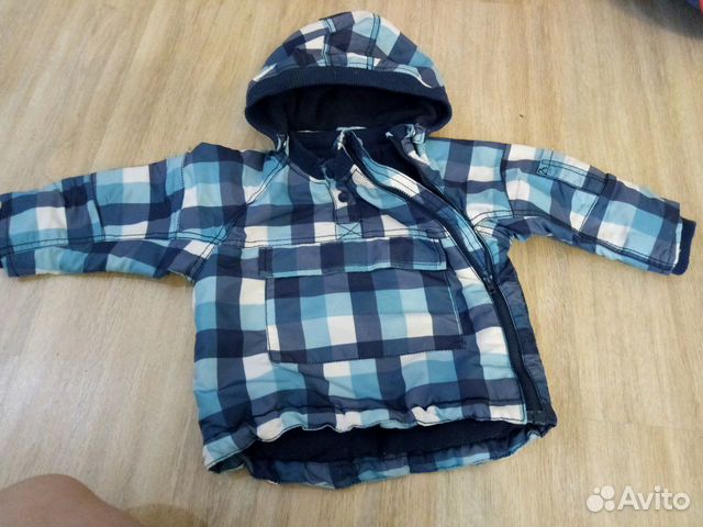 Куртка осенняя утепленная H&M, 86 размер Куртка осенняя утепленная H&M, 86 размер