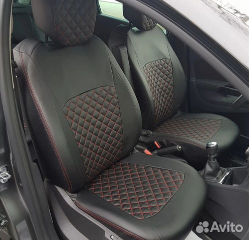 Чехлы из Экокожи на LADA Xray ромб Чехлы из Экокожи на LADA Xray ромб
