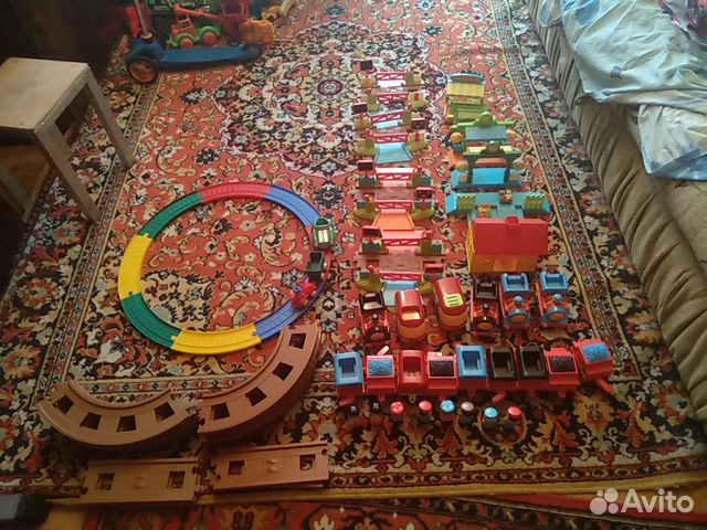 Железная дорога Elc большой набор+ещё дорога Железная дорога Elc большой набор+ещё дорога