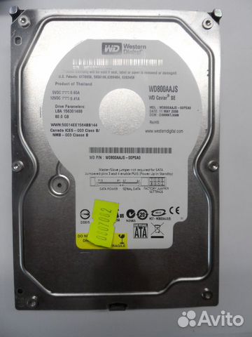 Жёсткие диски для компьютера 3,5 SATA WD, Seagate