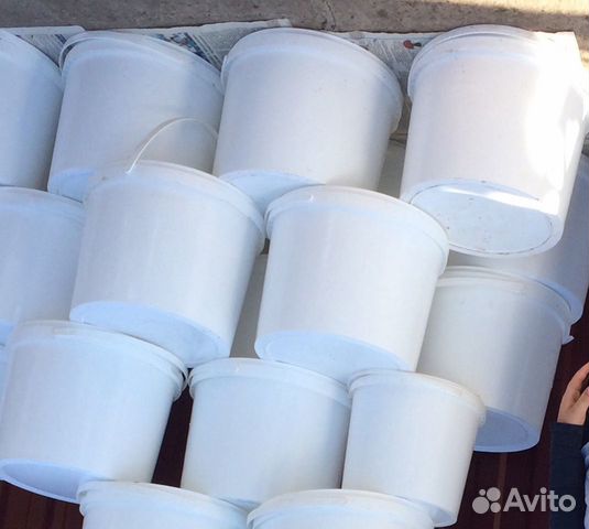 Ведро 11 л с крышкой пластиковое пищевое