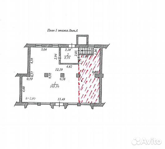 Торговое помещение, 32.9 м² Торговое помещение, 32.9 м²