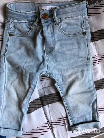 Джинсы детские Zara 6-9 месяцев