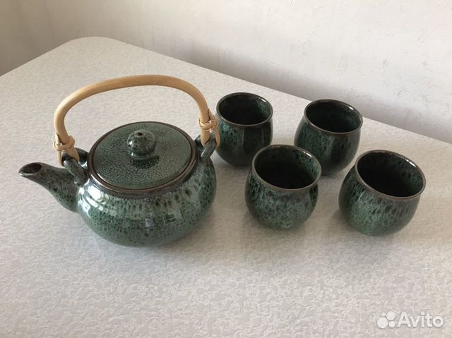 Глиняный чайный набор из унции