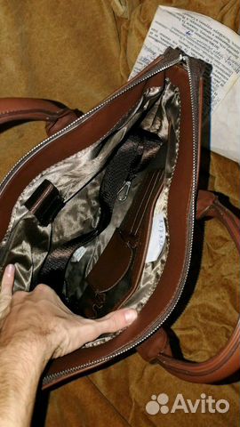 Сумка мужская коричневая