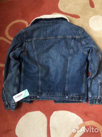 Джинсовая куртка Levis Sherpa trucker
