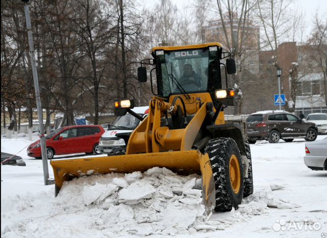 Уборка снега, Фронтальный Погрузчик ковш 2м.куб